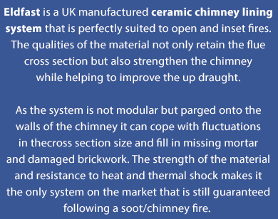 Rooney's Chimney Cleaning provide Eldfast Chimney Lining Serving Clare, Limerick and Galway | Mobile Site